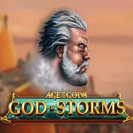 Age Of The Gods: God of Storms logo by Playtech Bizzo Casino