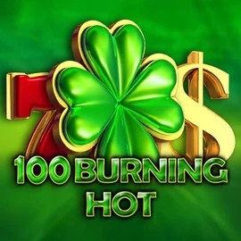 100 Burning Hot slot logo by Amusnet Interactive at Bizzo Casino