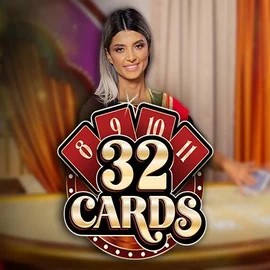 Live Casino logo of 32 Cards from Ezugi at Bizzo Casino