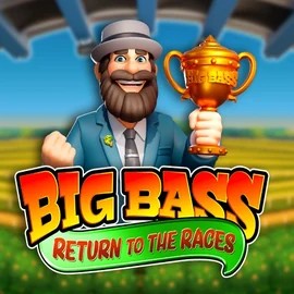 Big Bass Return to the Races slot visual from Pragmatic Play available on bizzo-kaszino.com
