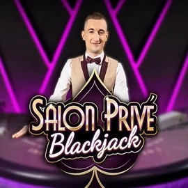 Blackjack Salon Privé slot visual from Ezugi available on bizzo-kaszino.com