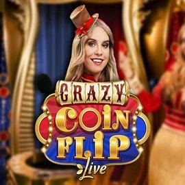 Crazy Coin Flip by Evolution, showcased at bizzo-kaszino.com – game logo