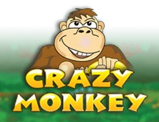 Crazy Monkey slot logo by Igrosoft at Bizzo Casino