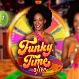 Funky Time casino game by Evolution – featured logo at Bizzo Casino