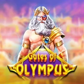Gates of Olympus logo – Slots by Pragmatic Play at Bizzo Casino