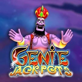 Jackpots logo of Genie Jackpots from Blueprint Gaming at Bizzo Casino
