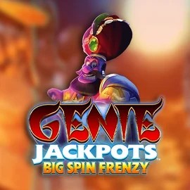 Jackpots logo of Genie Jackpots: Big Spin Frenzy from Blueprint Gaming at Bizzo Casino