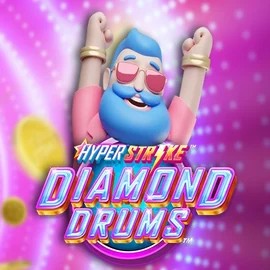 Hyper Strike Diamond Drums by Gameburger Studios, showcased at bizzo-kaszino.com – game logo