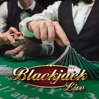 Live Blackjack game by Evolution – logo hosted on Bizzo Casino