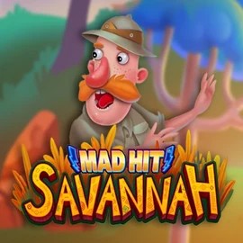 Mad Hit Savannah logo by RubyPlay Bizzo Casino