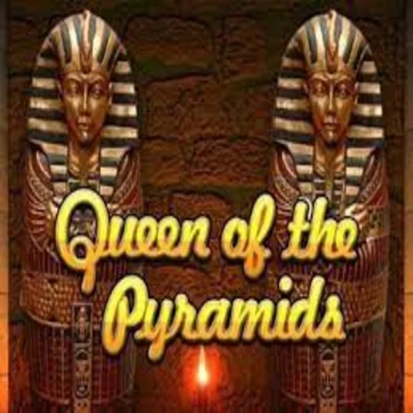 Queen of the Pyramids casino game by Playtech – featured logo at Bizzo Casino