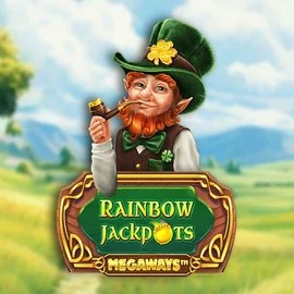 Rainbow Jackpots Megaways slot icon by Red Tiger Gaming, available at Bizzo Casino
