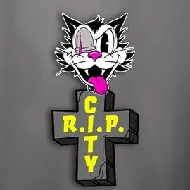 RIP City slot logo by Hacksaw Gaming at Bizzo Casino