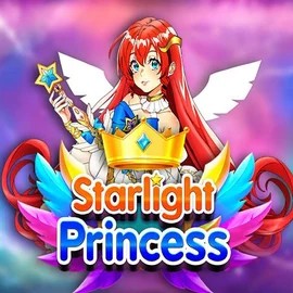 Starlight Princess slot logo by Pragmatic Play at Bizzo Casino
