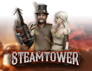 Steam Tower Slot slot logo by NetEnt at Bizzo Casino