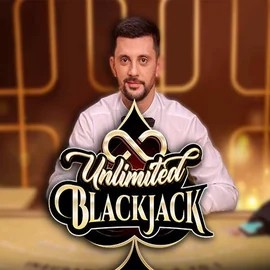 Official Live Casino logo: Unlimited Blackjack by Ezugi at Bizzo Casino