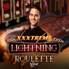 XXXtreme Lightning Roulette logo by Evolution at Bizzo Casino